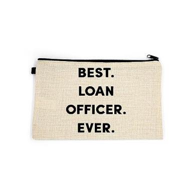 Imagem de Bolsa de maquiagem de agente de empréstimo, presente para agente de empréstimo, bolsa de cosméticos para agente de empréstimo, melhor agente de empréstimo de todos os tempos, bolsa