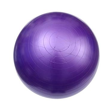 Imagem de BESPORTBLE estabilidade pilates exercícios de ioga exercícios de medicina treinador de equilíbrio físico bola de ioga bola de exercício lustroso bola de ginástica tapete de yoga 65c roxo