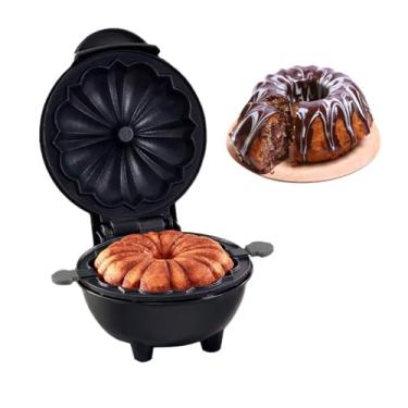 Imagem de Mini Maquina de Assar Bolo Cupcake Cafe da Manha Lanche Preparo Rapido Placa Antiaderente Cozinha