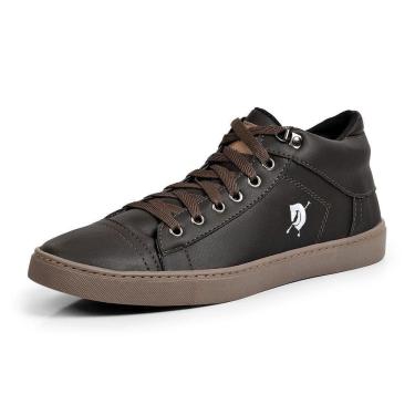 Imagem de Sapatênis Casual Cano Curto Four Season com Cadarço e Sola Borracha Costurada