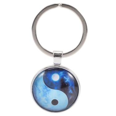 Imagem de PACKOVE Chaveiro De Tai Chi Pingente De Chave Yang Chaveiros Para Mochilas Acessórios De Chaveiro Para Mulheres Sacolinhas De Guloseimas Chaveiro Bagua Chinês Charme Carro Liga