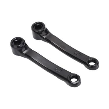 Imagem de Vaveren Pedaleira de bicicleta, braço m10 m16, parafusos de corrimão, resistente, leve, alumínio multiuso para peças de reparo de bicicleta dobrável, 127 Braço de Manivela