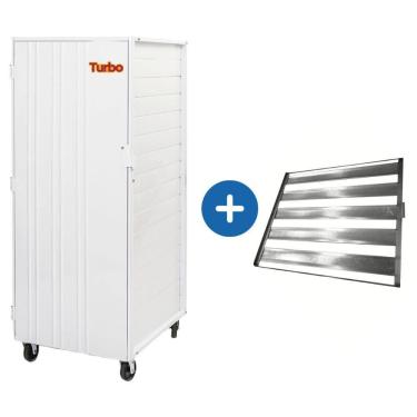 Imagem de Armário Turbo Padaria Panificadora Com 16 Assadeiras 58x70 Pão Francês De 5 Tiras - Imeca