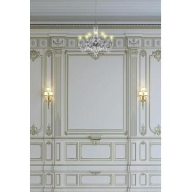 Imagem de Fundo Fotográfico Parede Boiserie Boulangerie Cenário Tecido (FDPAR016, 1,50 x 2,20m)