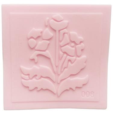 Imagem de Mini Tulbaghia Violacea flor padrão de renda impressão textura em relevo silicone fondant gumpaste bolo impressão molde de tapete quadrado para cupcakes sugarcraft 51 * 51 * 5 mm