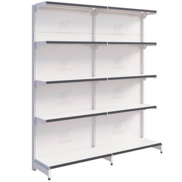 Imagem de Gôndola Fit 40 Parede 1 Inicial E 1 Continuação 2,02m Farmácia Comercio - Amapá