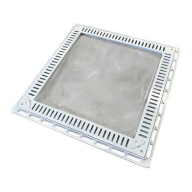 Imagem de Tampa Para Casa De Máquina 80x80 Rebaixada C/Grelha Gda (Branco - 3083)