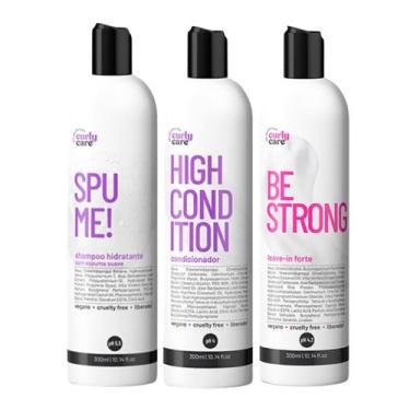 Imagem de Kit Curly Care Shampoo + Condicionador + Leave-In Forte