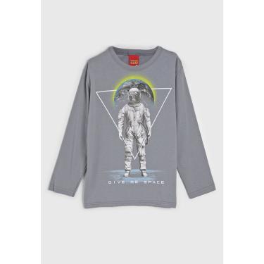 Imagem de Infantil - Camiseta Kyly Astronauta Cinza Kyly 1000134 menino