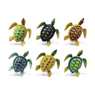 Imagem de CoTa Global Reef Sea Turtle Refrigerator Bobble Magnets Set of 6 - Assorted Color Fun Cute Sea Life Animal Bobble Head Magnets For Kitchen Fridge, Home Decor & Cool Office Decorative Novelty - 6 Pack