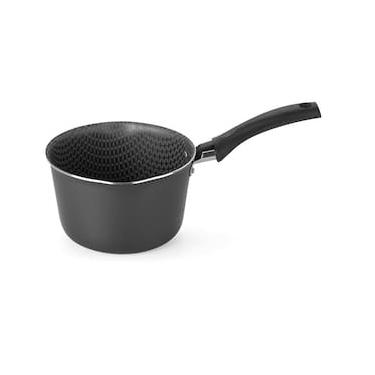 Imagem de Panela Cônica Multiflon Gourmet em Aluminio e Acabamento Antiaderente 14cm - Preta