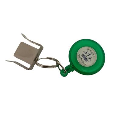 Imagem de Porta Giz Platinum Modelo Retrátil com Cordinha para Sinuca/Bilhar Ioiô verde
