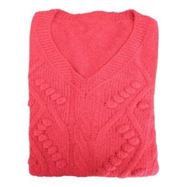 Imagem de Blusa De Frio Plus Size Tricot Mousse Premium Moda Modesta-Feminino