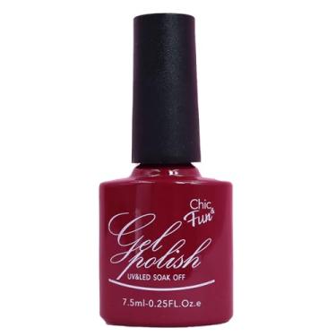 Imagem de Esmalte Em Gel Chic & Fun 7,5ml Led/uv Unhas Manicure Nail C/Registro (062, x 3un)
