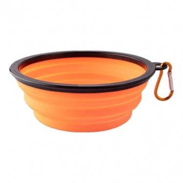 Imagem de Pote Retratil Bebedor Retrátil Pets Agua E Ração Multiuso