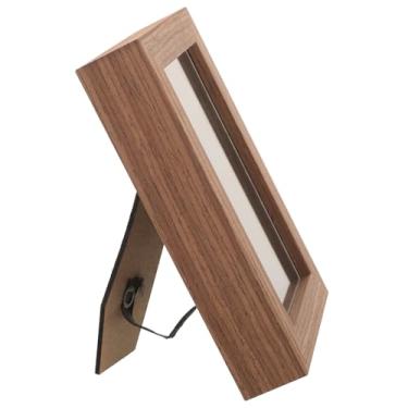 Imagem de Caixa de armazenamento de mesa de moedas, crachá doméstico, placa de exibição, moldura de exibição de medalha, moldura de futebol, medalha, suporte de medalha de futebol, moldura de madeira/1127