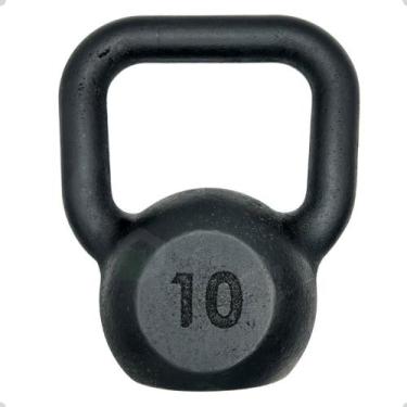 Imagem de Kettlebell De Ferro Fundido Pintado - 10 Kg - Box Ingá