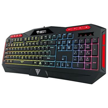 Imagem de Teclado Gamer Ares P1 Rgb Usb Abnt 2 - Gamdias