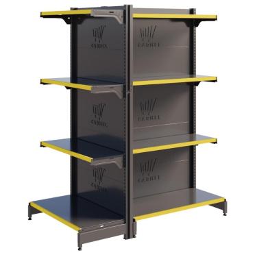 Imagem de Gôndola Expositora Fit Centro 1 Ponta 1 Inicial 1,37m Supermercado E Farmácia Amapá