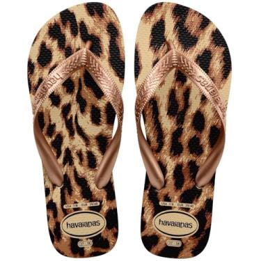 Imagem de Chinelo Areia/Rose Gold/Rose Gold Top Animals Havaianas Womens n° 41/42