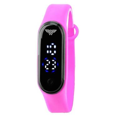 Imagem de Relogio Digital Infantil Herois Prova Dagua Ajustavel Presente Heroi Marvel Bracelete Confortavel Fãs Criancas A Partir De 5 Anos Resistente A Respingo Super Heroi (Mulher Maravilha)