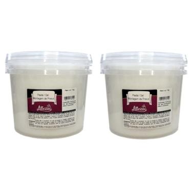 Imagem de Vaselina em Pasta Gel Para Montagem De Pneus Balde Com 2 X 3 Kgs Econômico Vegetal Altezza Industrial Biodegradável Monta Pneu