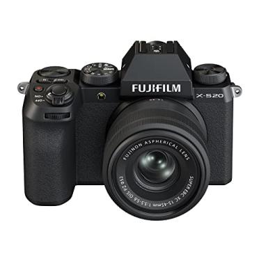 Imagem de FUJIFILM Corpo da câmera sem espelho X-S20, com kit de lentes FUJINON XC15-45mmF3.5-5.6 OIS PZ, preto