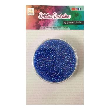 Imagem de Kit Shaker Box Miçangas Azul Escuro Gabi Paoletti 10 G