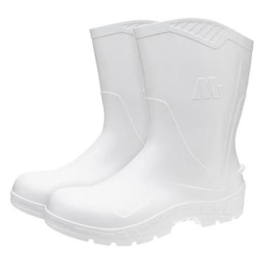 Imagem de Bota De Pvc Cano Médio Branca All Work Marluvas 701403