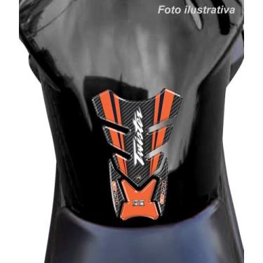 Imagem de Aplique Protetor De Tanque Resinado Cb 250 Twister Laranja - Resitank