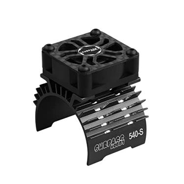 Imagem de Ventiladores de resfriamento RC 28000 rpm Ventilador de motor de 30 mm com dissipador de calor de metal 3650 3660 540 550 peças de reposição para motor sem escovas de 1/10 RC carro diâmetro 36-38 mm