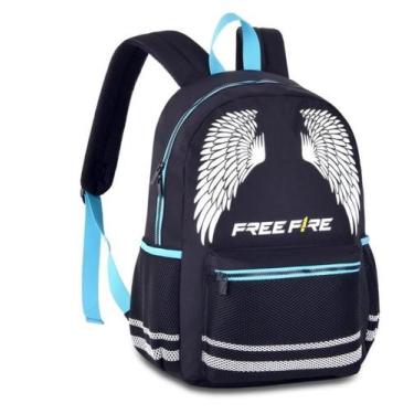 Imagem de Mochila de Costas Free Fire Escolar Juvenil Meninos Gamers - Oficial -
