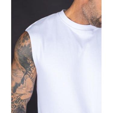 Imagem de Regata Oversized - Toppen Jeans, GG, Branco