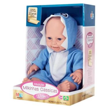 Imagem de Coleção Milkinhas Clássicas Boneca Milkinha Tubarão -  Ref 552 - Milk 
