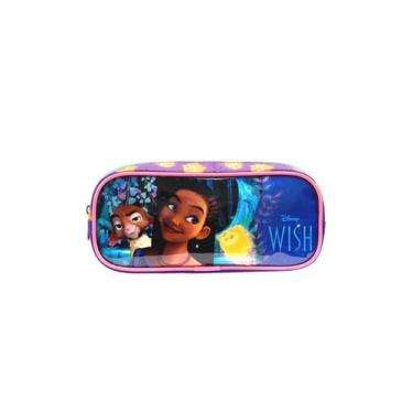 Imagem de Estojo Simples Wish Disney Roxo 11745 Original Disney - Xeryus