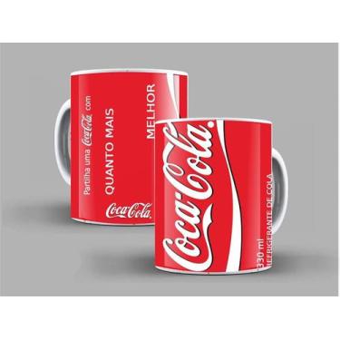 Imagem de Caneca porcelana lata coca cola - Jaques Personalizados