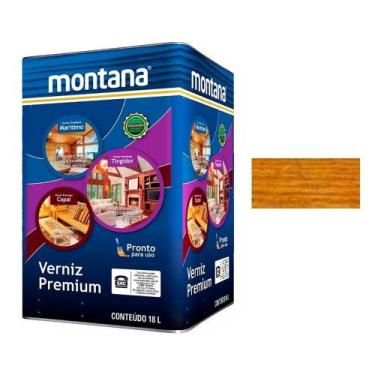 Imagem de Verniz Para Madeira Tingidor Montana Escolher Cor 18 Lt, Castanho