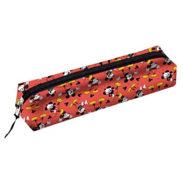 Imagem de Estojo Escolar Estampado Mickey Mouse em tecido - DAC, Vermelho