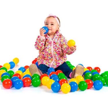 Imagem de Bolinhas De Piscina Infantil Coloridas Kit Com 50 Unidades - JRD