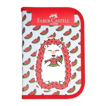 Imagem de Estojo de Nylon Faber Castell Cosmic Porco Espinho C/18 Item - Faber-C