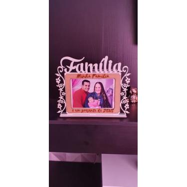 Imagem de Porta retrato família - Anderlaser personalizados 