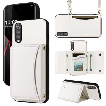 Imagem de Furiet Capa carteira para LG Velvet 5G/LGVelvet Verizon G5 UW T-Mobile 2020 com alça transversal de couro PU premium porta-cartão à prova de choque capa fina resistente para celular LM G900UM 4G