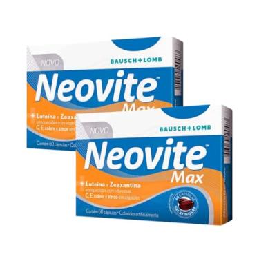 Imagem de Kit 2un Neovite Max, Lutéina e Zeaxantina, Com 60 Cápsulas