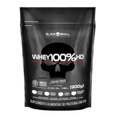 Imagem de Whey 100% Black Skull HD Refil - 900g, 900G, Baunilha