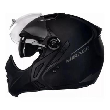 Imagem de Capacete Moto Peels Mirage Classic Preto Fosco Open Face, 61