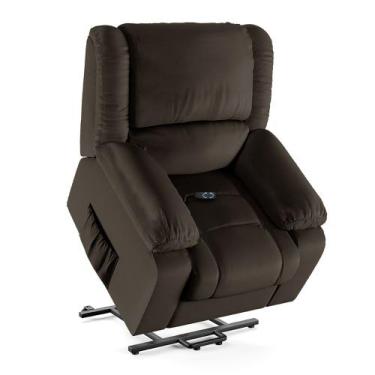 Imagem de Poltrona do Papai Reclinável Sala de Cinema Barcelona Elevação Lift El