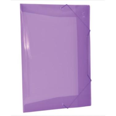 Imagem de Pasta Plástica Aba Com Elástico Line Ofício Lilas DAC