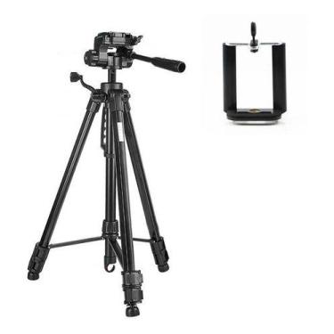 Imagem de Tripé Universal Fotográfico Profissional 1,80 Mt + Suporte - oem