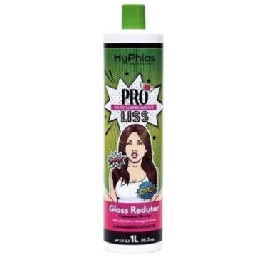 Imagem de  Escova Progressiva Sem Formol Myphios Gloss Redutor 1l, Pro Liss