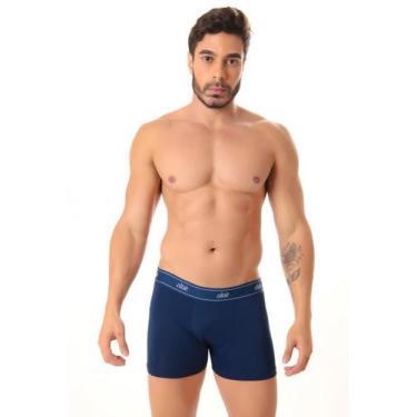 Imagem de Cueca boxer box microfibra poliamida - ALTIÊ, Azul marinho, M